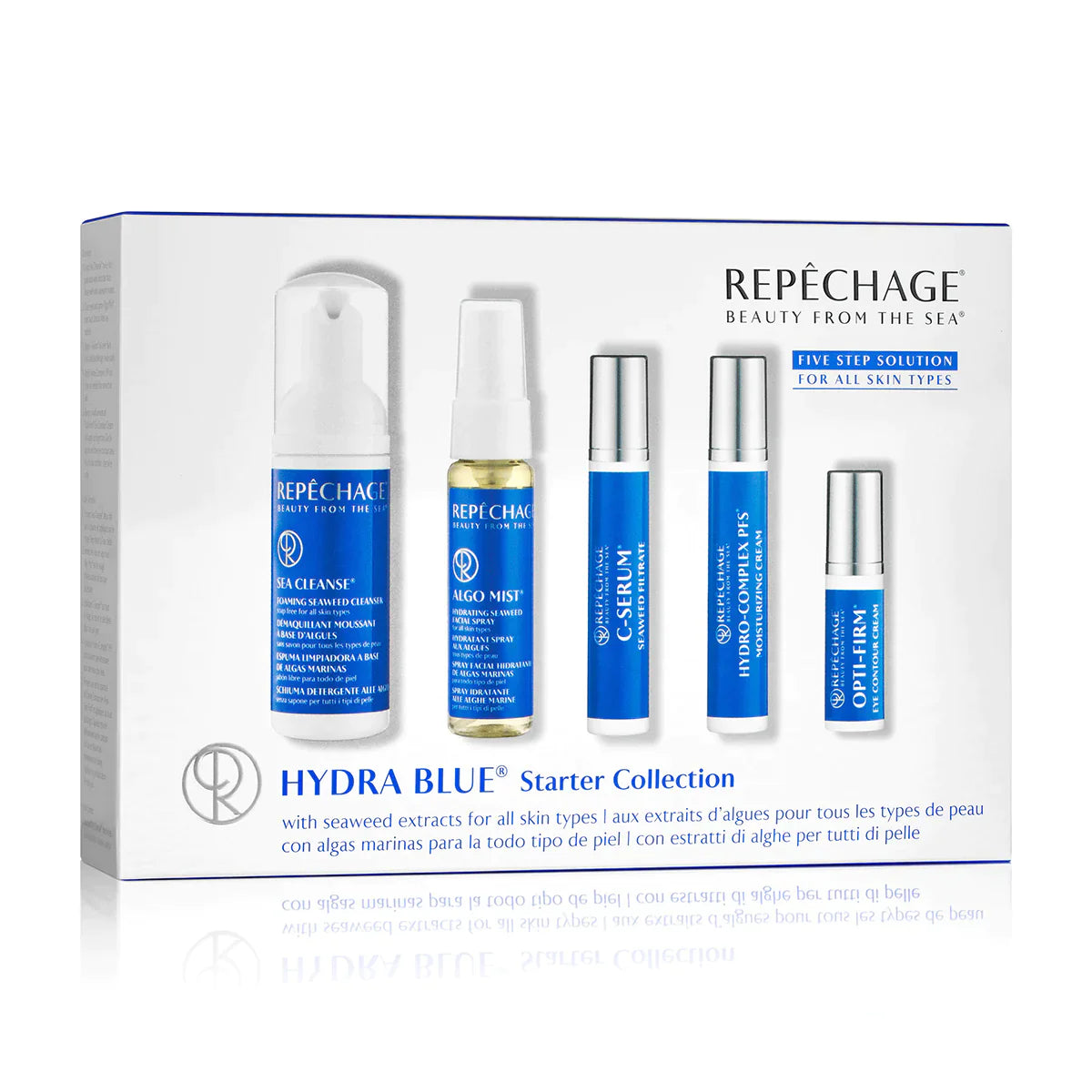 THE HYDRA BLUE® STARTER COLLECTION WITH SEAWEED EXTRACTS FOR ALL SKIN TYPES ON SALE